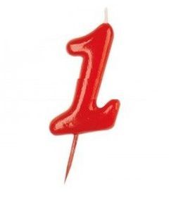 Velas de Cumpleaños Numero 1 de 12 Unidades