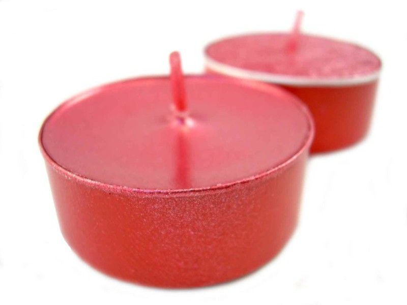 Velas de te Navidad rojas