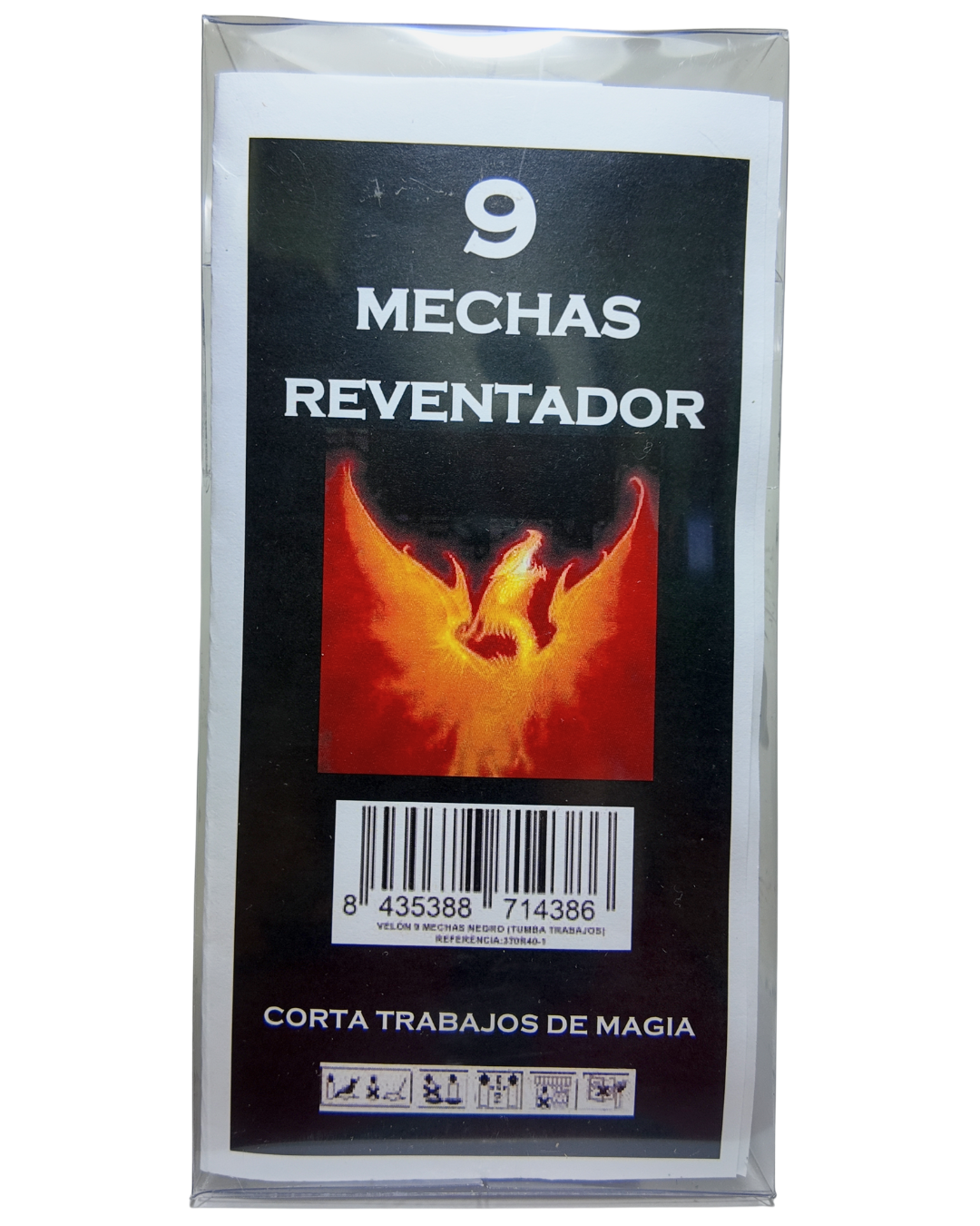 Velón 9 Mechas Reventador - Corte de Estancamientos y Limpieza Energética Intensa