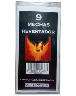 Velón 9 Mechas Reventador - Corte de Estancamientos y Limpieza Energética Intensa