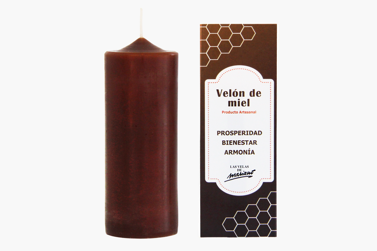 Velón Artesanal De Miel