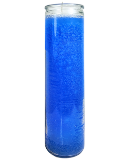 Velón Azul Celeste - Paz y Armonía Espiritual