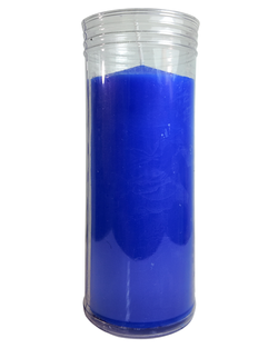 Velón Azul Marino – Protección, Justicia y Poder Espiritual