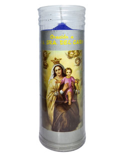 Velón con Oración a la Virgen del Carmen – Protección y Amparo