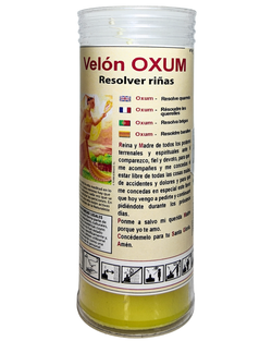 Velón con Oración a Oxun – Prosperidad y Dulzura