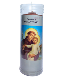Velón con Oración a San Antonio – Amor, Pareja y Peticiones