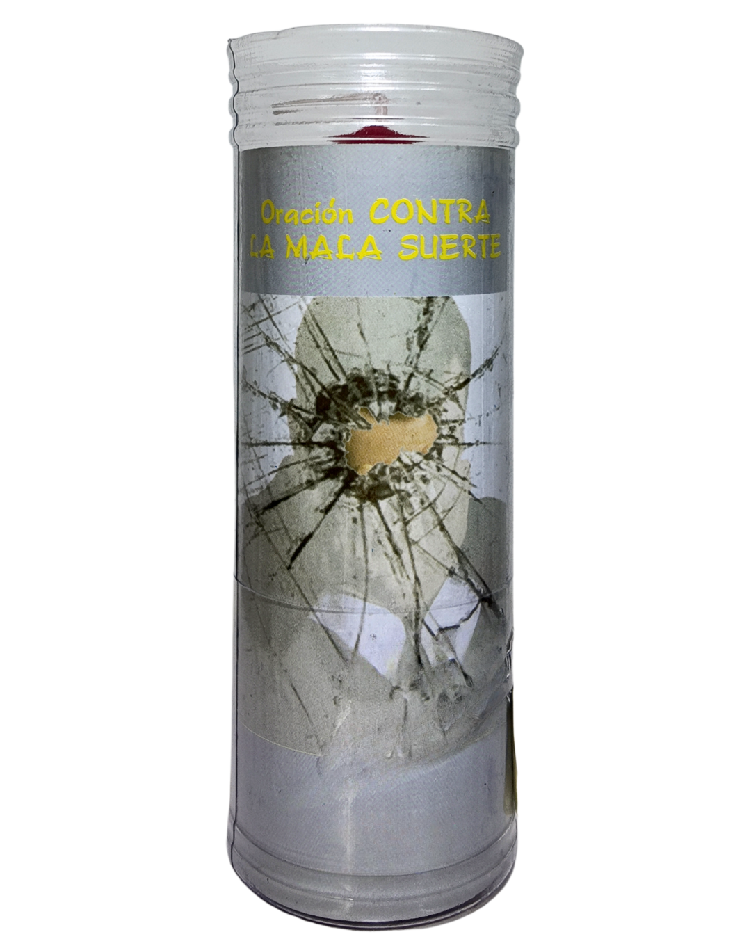 Velón con Oración contra la Mala Suerte – Protección y Limpieza Energética