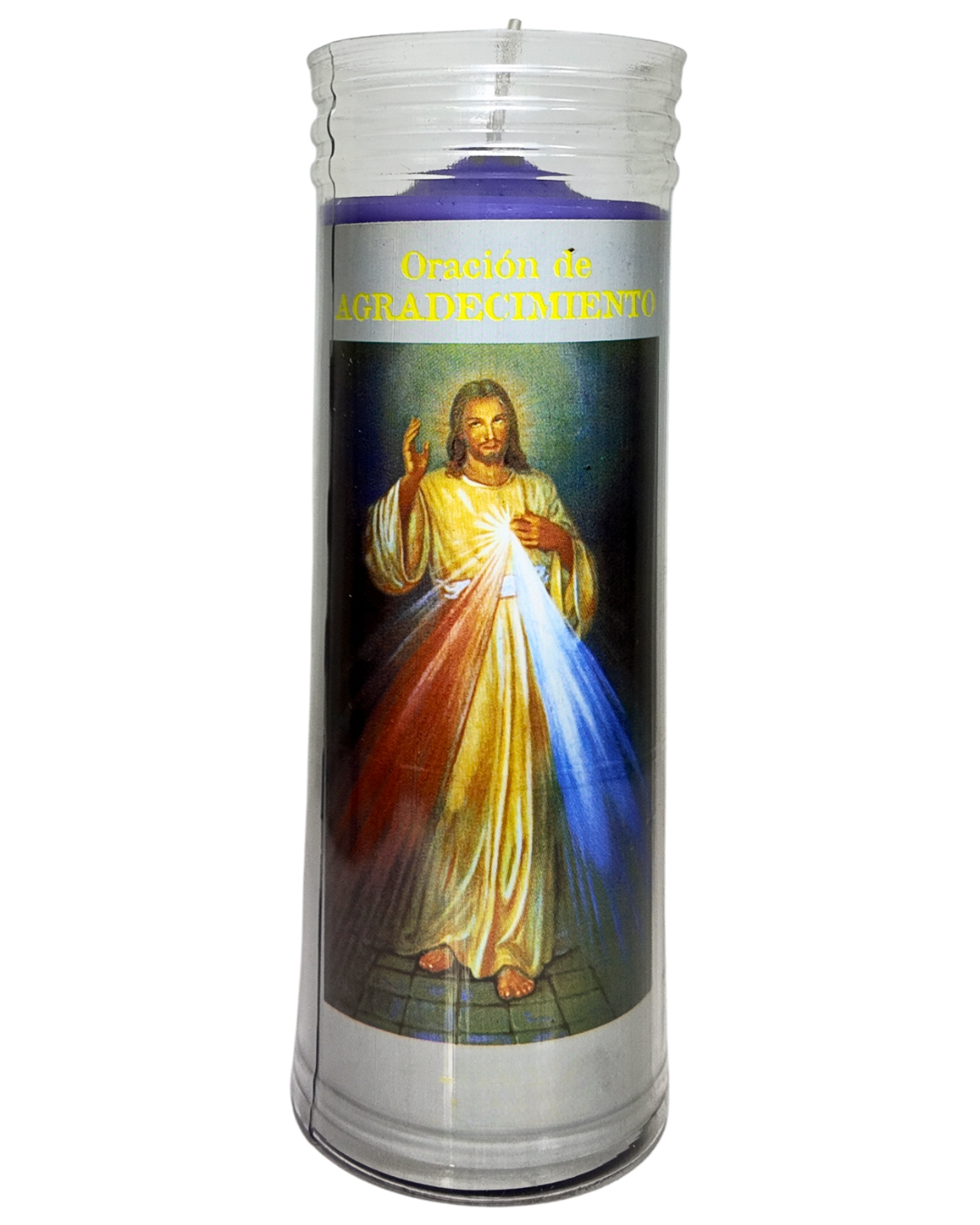 Velón con Oración de Agradecimiento – Gratitud y Bendiciones