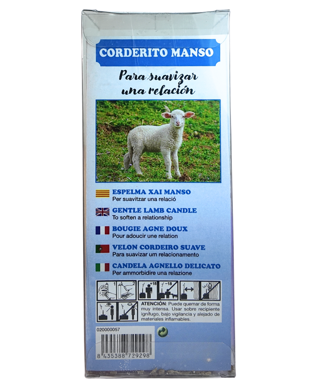 Velón Corderito Manso – Suavizar Relaciones y Calmar Tensiones