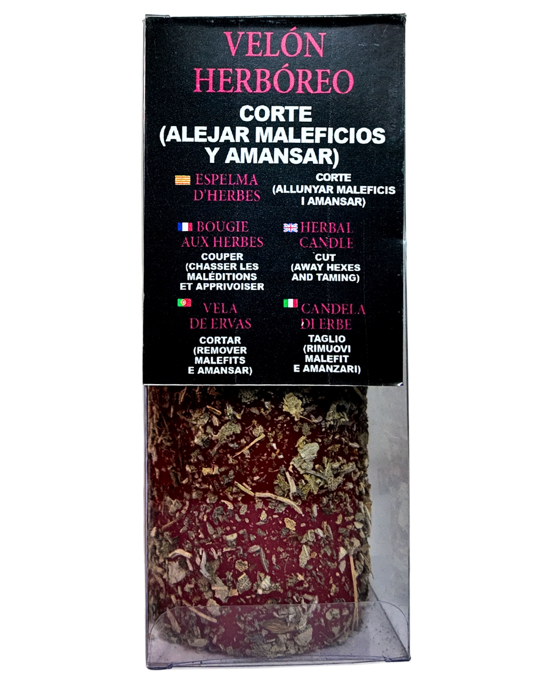 Velón Herboreo Corte – Alejar Maleficios y Amansar