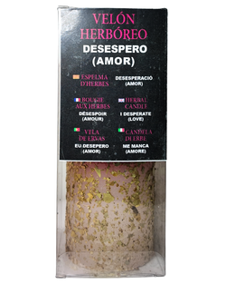 Velón Herboreo Desespero Amor - Atracción e Intensificación del Vinculo
