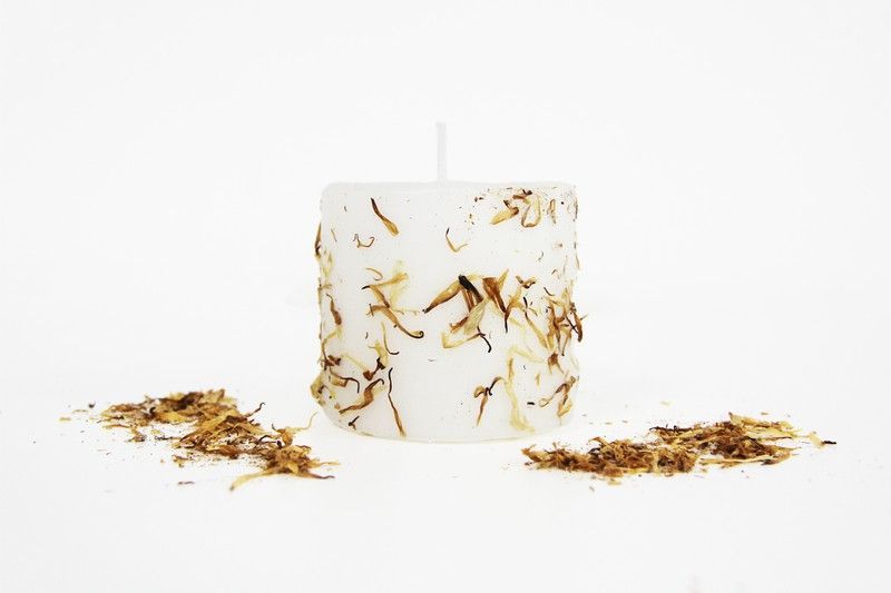 Velón Hierbas Medicinales Caléndula