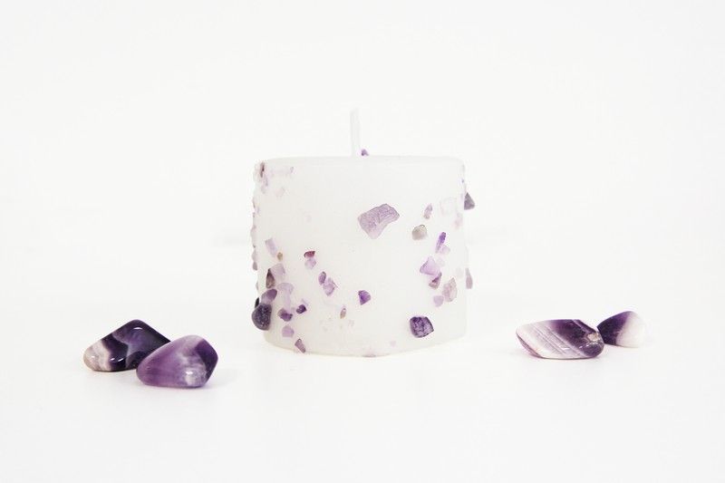 Velón Mineral Amatista