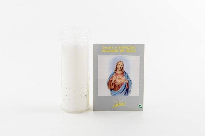 Velón Oración Sagrado Corazón De Jesús