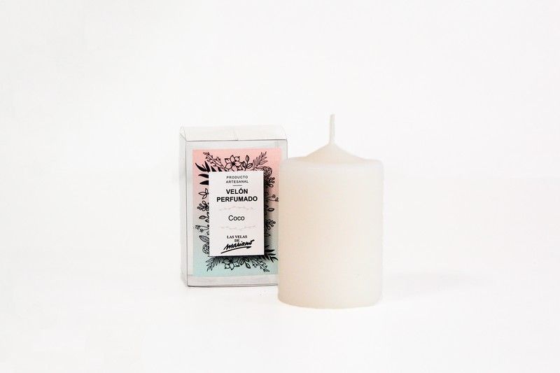 Velón Pequeño Perfumado Coco