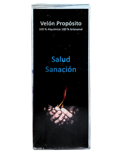 Velón Propósito Salud y Sanación – Bienestar y Equilibrio Energético