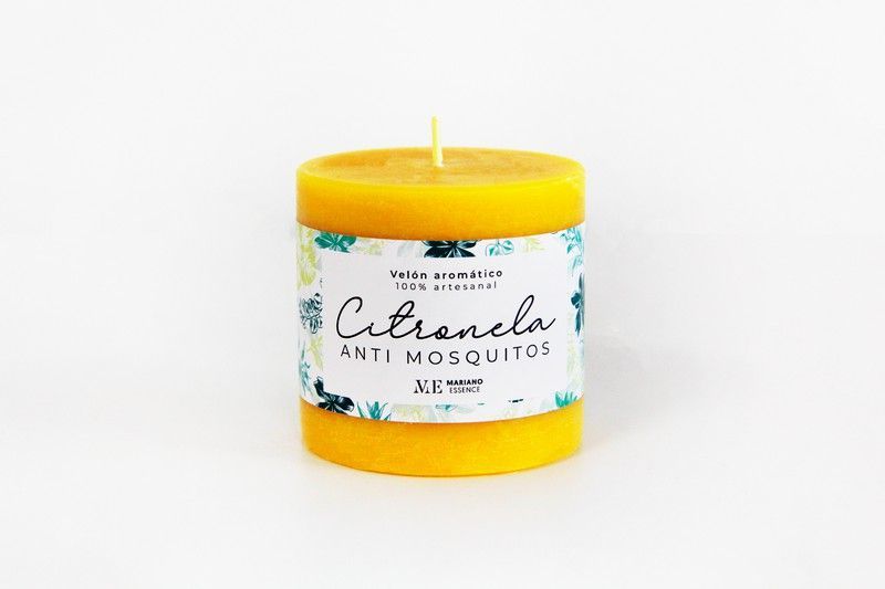 Velón Rústico Aromático de Citronela