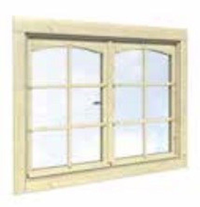 Ventana adicional doble 119 x 89 cm garden 34 mm ta34-4p  103490