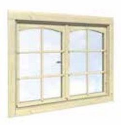 Ventana adicional doble 119 x 89 cm garden 34 mm ta34-4p  103490
