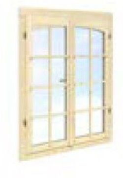 Ventana adicional doble 90 x 123 cm garden 34 mm  107305