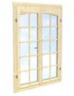Ventana adicional doble 90 x 145 cm garden 28 mm 107301