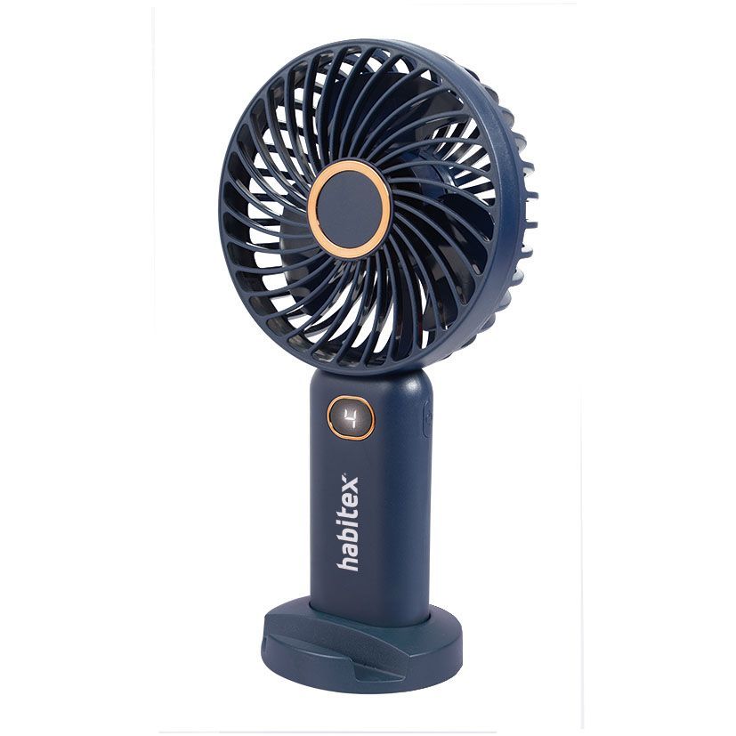 Ventilador De Mano Usb Habitex Azul