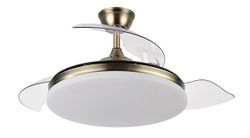Ventilador techo 3 aspas retractiles con luz