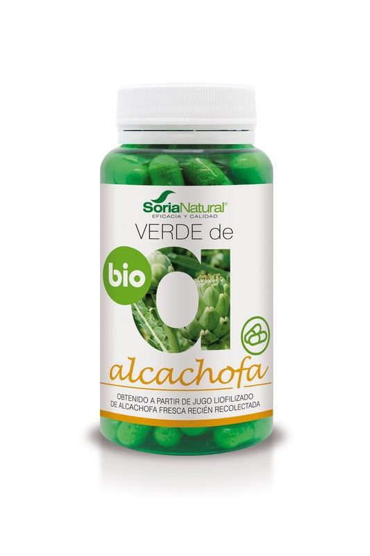 Verde Alcachofa S Xxi 500mg 80 Cápsulas Soria Natural