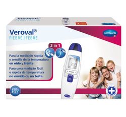 Veroval 2 en 1 Termómetro de Infrarrojos Oido y Frente