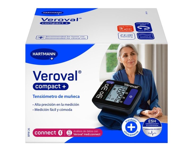 Veroval Compact+ Tensiometro de Muñeca (Negro)