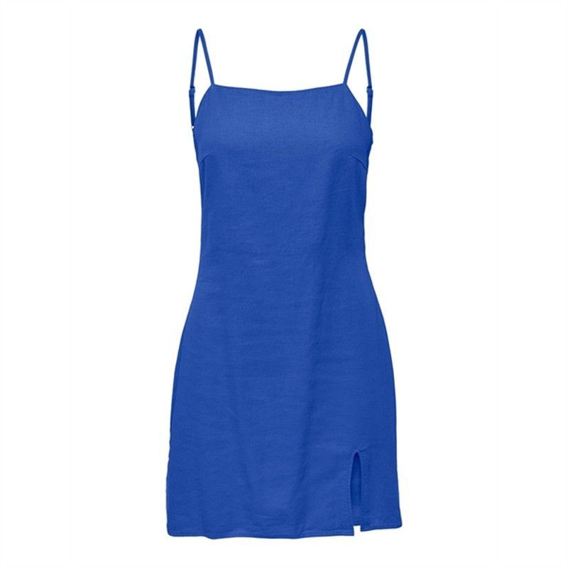 Vestido corto de tirante fino Only Blue