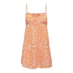 Vestido corto de tirantes con estampado geométrico Only Orange