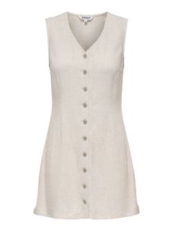 Vestido de tirantes corto abotonado Only Moonbean