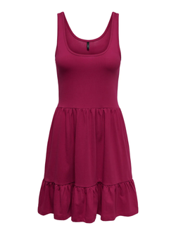 Vestido de tirantes liso Only Sangria