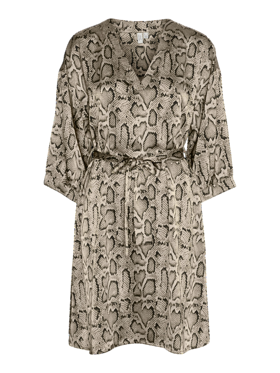 Vestido m. 3/4 estampado serpiente Vero Moda Birch