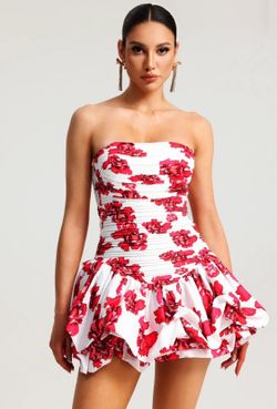 Vestido modelo Barbados rojo