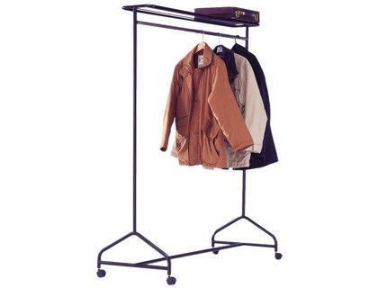 Vestidor Portatil con Repisa Capacidad para 40 Perchas