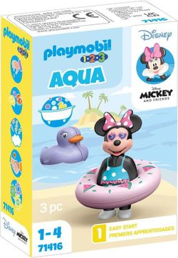 Viaje A La Playa De Minnie - Playmobil 1.2.3 Aqua Disney