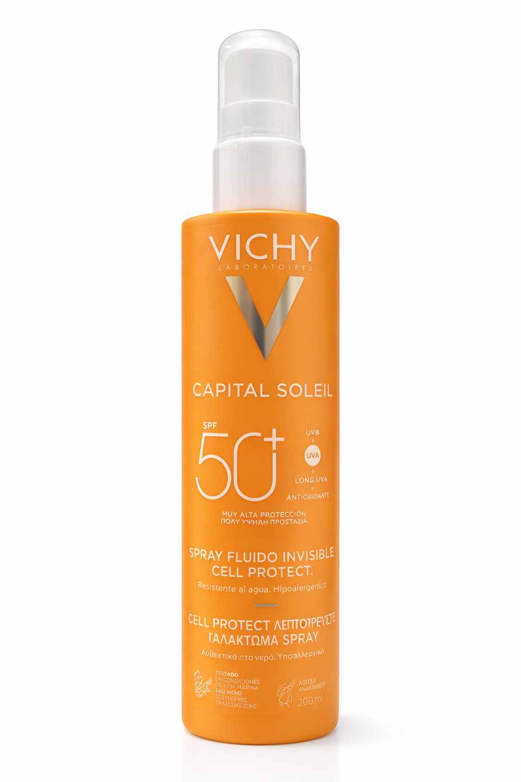 Vichy Capital Soleil Cell Protect Spray Fluido Invisible SPF50 200 ml