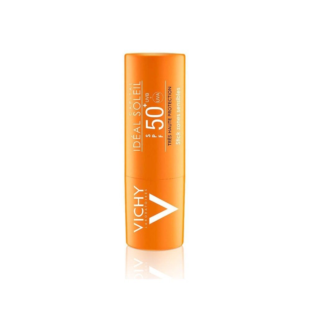 Vichy Capital Soleil SPF 50+ Stick Zonas Sensibles 1 Envase 9 G