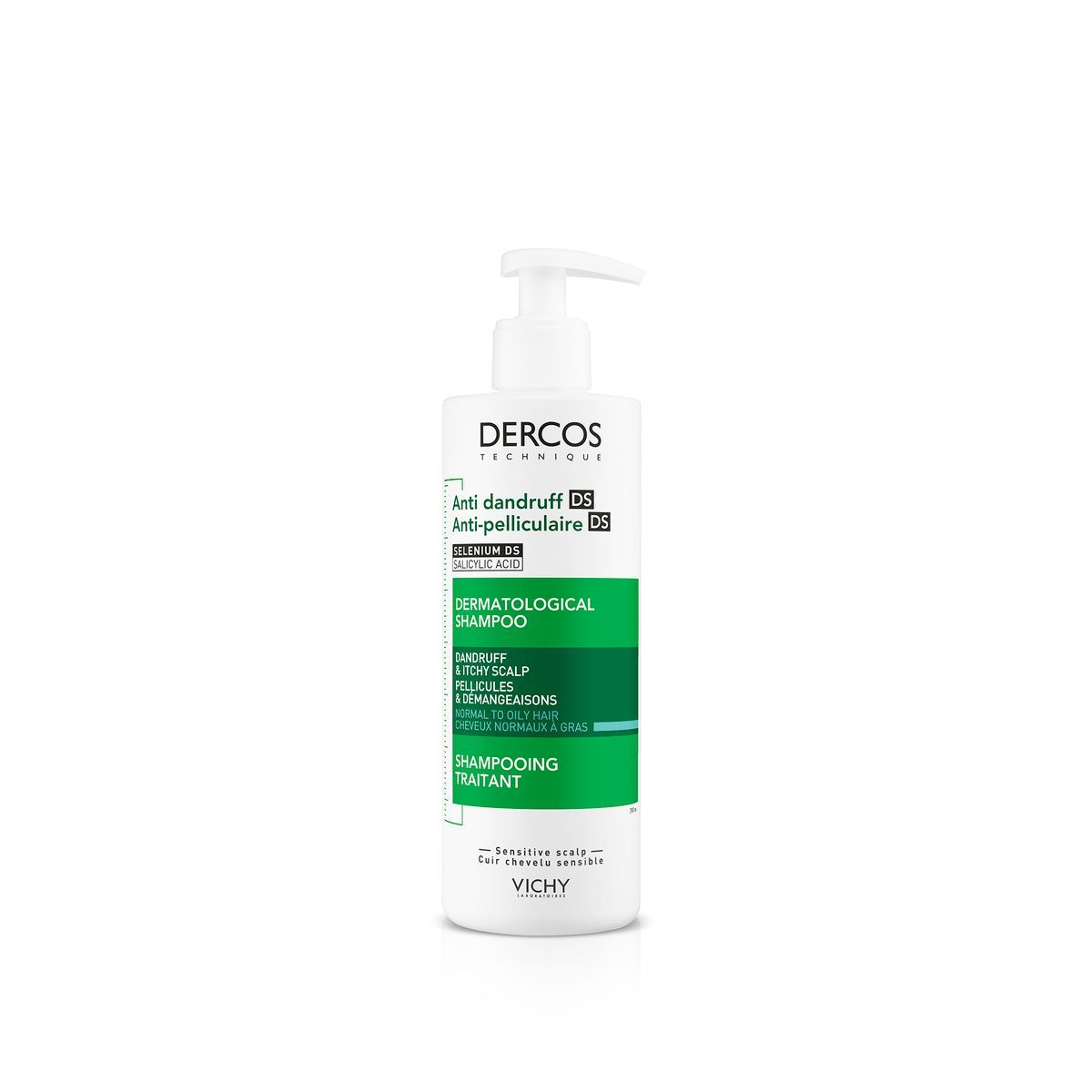 Vichy Dercos Champú Anticaspa Cabello Normal a Graso 390ml