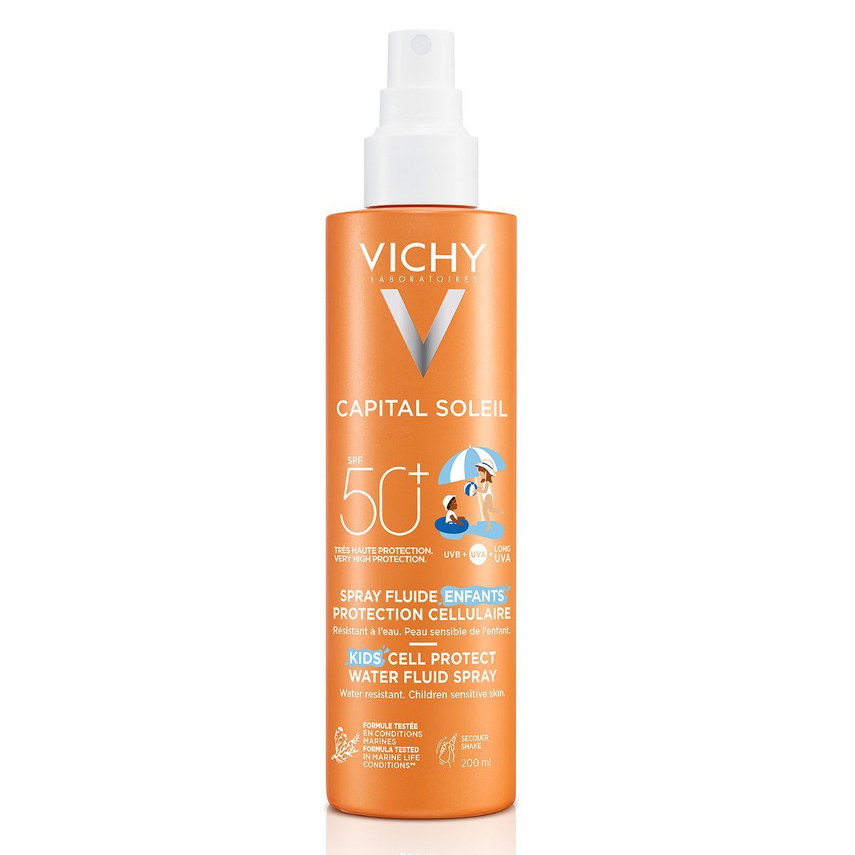 Vichy Solar Capital Soleil Cell Protect Spray Fluido Invisible Niños SPF50+ 200ml