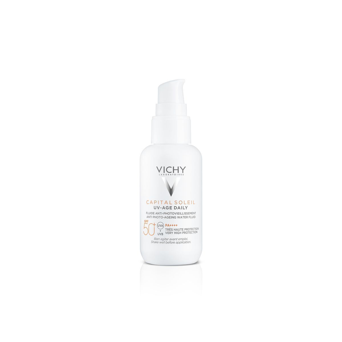 Vichy Solar Capital Soleil UV-Age Daily Water Fluid Antienvejecimiento SPF50+ 40ml