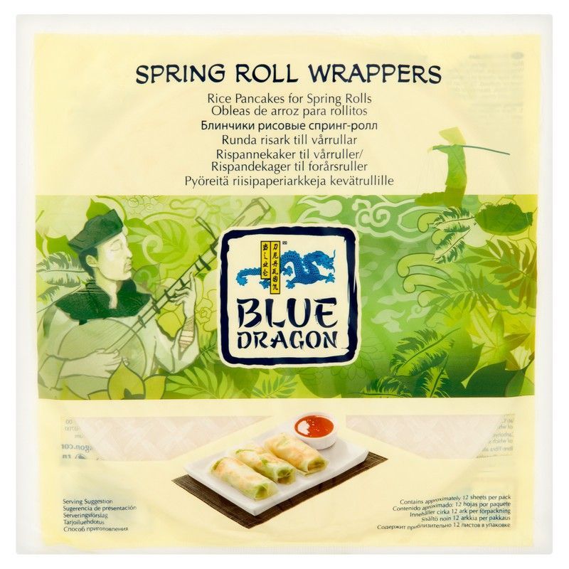 Viet Spring Roll Wrappers/22 Cm 134G Blue Dragon