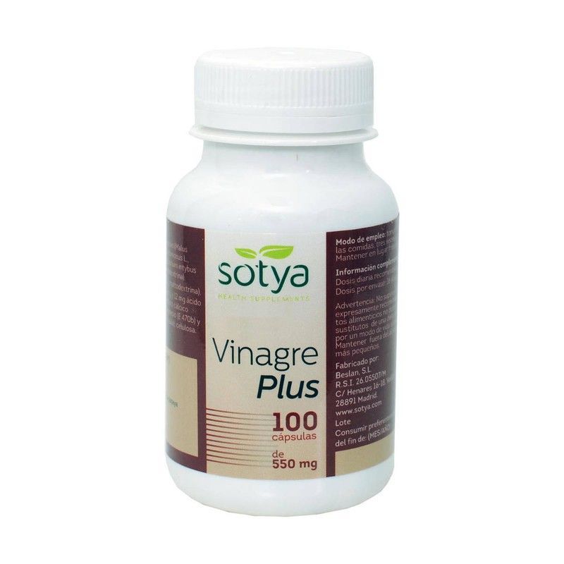 Vinagre Plus 550 Mg 100 cápsulas