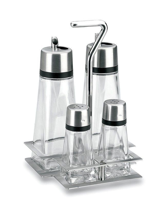 Vinagrera 4 Cuadrada Hyperluxe Lacor