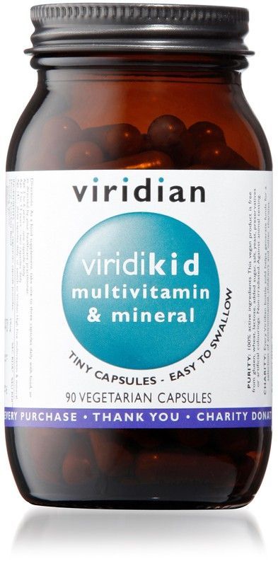 Viridikid Mulivit Y Minerales Mini 90 Vcaps