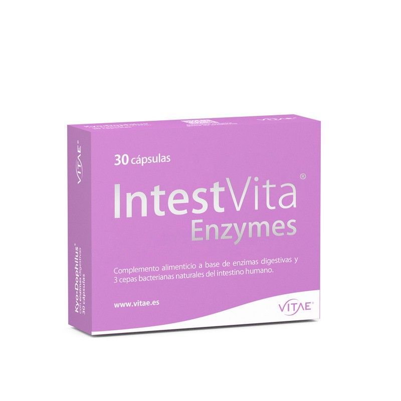 Vitae IntestVita Enzymes Con Enzimas 30 Cápsulas