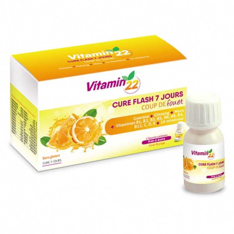 Vitamin  22 7 Ampollas Bebibles Tratamiento Choque