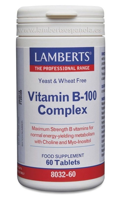 Vitamina B-100 Complex 60 Tabs